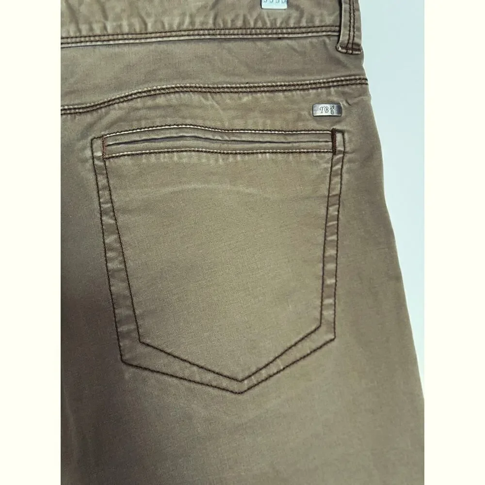 Tommy Bahama Men's Cotton Blend Stretch Straight Leg Jeans Size 36 Khaki